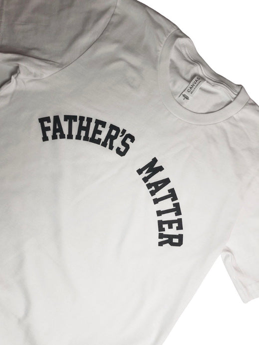 Father's Matter Curved Shirt ( White )