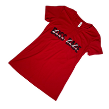 Load image into Gallery viewer, Boss Babe Calligraphy Tee ( RED )