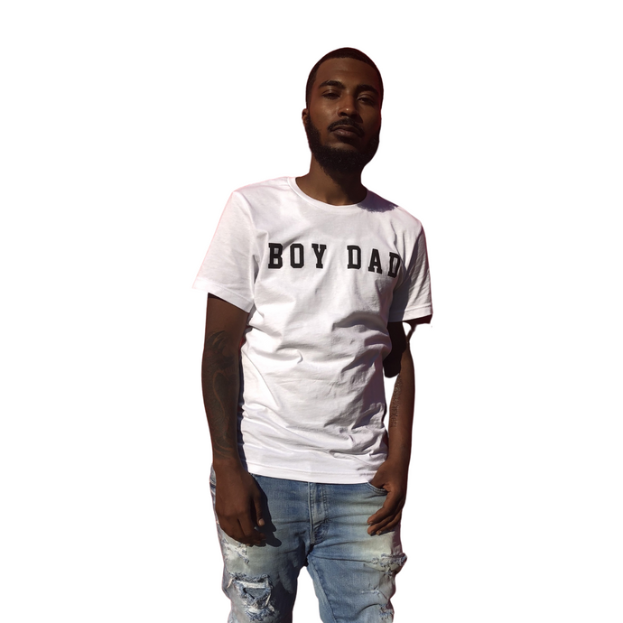 Boy Dad Shirt ( White )