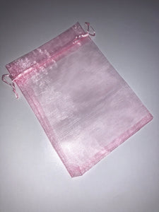 Pink Mesh 5x7 Organza Bags