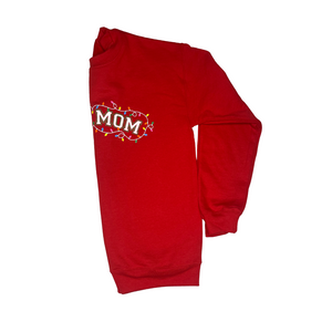 Boss Mom Holiday Crewneck (RED)